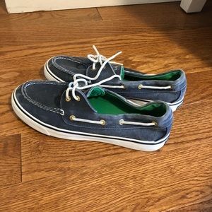 Sperry Navy Blue Topsider Boat Shoes